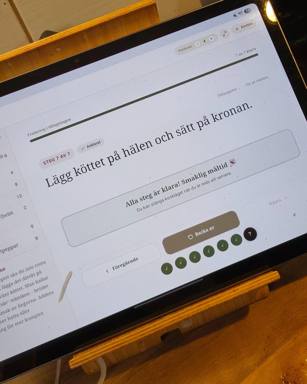 Steg 7 av 7 i Kockläget